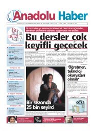 Bu hafta - Anadolu Haber Gazetesi - Anadolu Üniversitesi