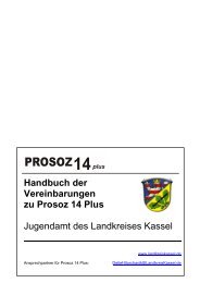 Handbuch der Vereinbarungen zu Prosoz 14 Plus Jugendamt des ...