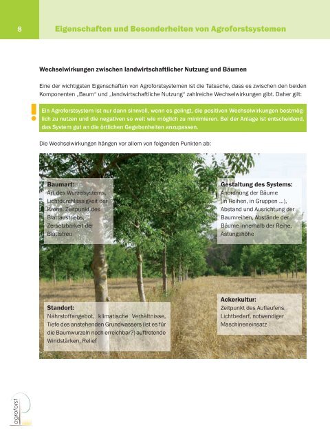 Was sind Agroforstsysteme? - Landespflege Freiburg