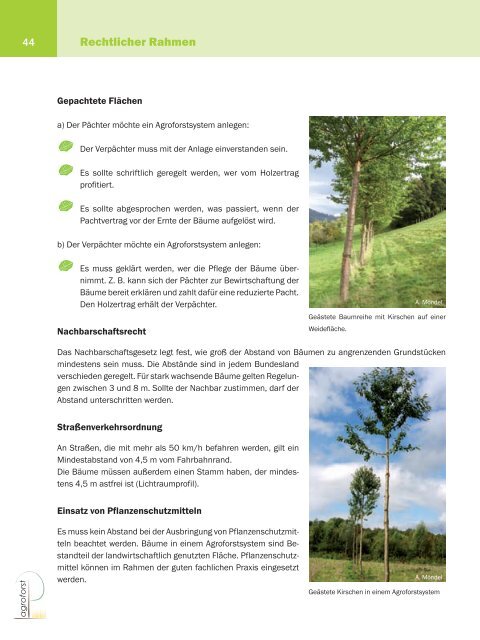 Was sind Agroforstsysteme? - Landespflege Freiburg