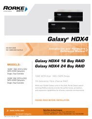 Galaxy® HDX4 - Rorke Data