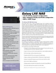 Galaxy®LX6 NAS - Rorke Data