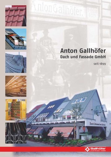 Anton GallhÃ¶fer Dach und Fassade GmbH - Standorte - GallhÃ¶fer