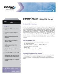 Galaxy®HDX4 - Rorke Data