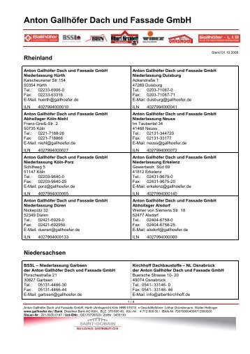 Anton Gallhöfer Dach und Fassade GmbH