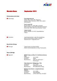 Monats-News September 2011 - bei Elektro-Fürst Holding AG