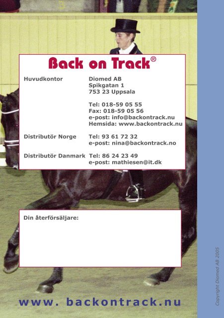 Back on Track® - Equissage