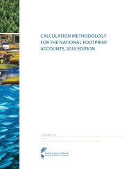 Calculation Methodology for the National Footprint Accounts, 2010