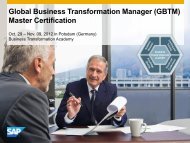 (GBTM) Master Certification - 360° – The Business Transformation ...