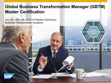 (GBTM) Master Certification - 360° – The Business Transformation ...