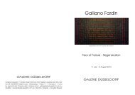 Galliano Fardin - Galerie Dusseldorf