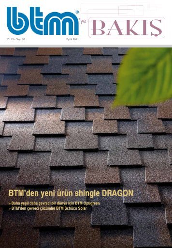 BTM'den yeni ürün shingle DRAGON