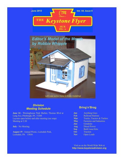 June 2012, Volume 54, Issue 6 - Keystone Division