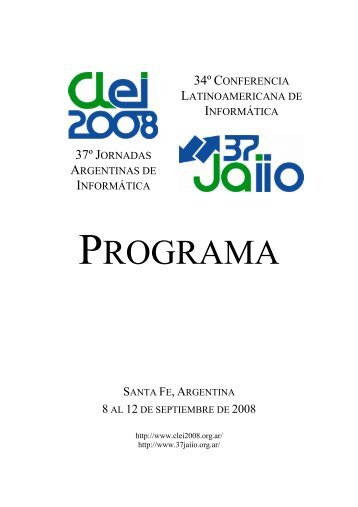 Descargar el Programa completo (formato pdf) - CLEI