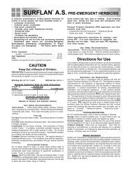 Surflan A.S. Pre-Emergent Herbicide - Southern Ag