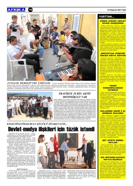 5 Temmuz 2009 - Afrika Gazetesi