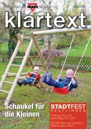 Klartext Juni 2012 als PDF zum Herunterladen - CVJM Reutlingen eV