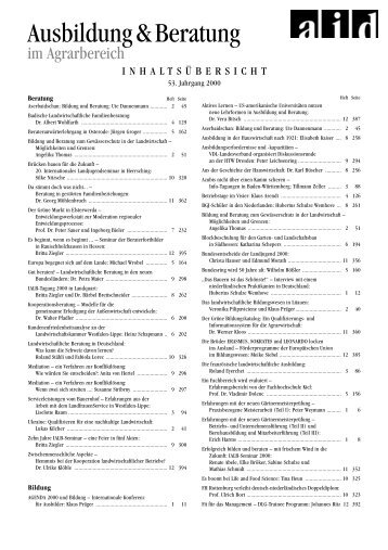 Jahresinhaltsverzeichnis 2000 (54 kb) - Aid