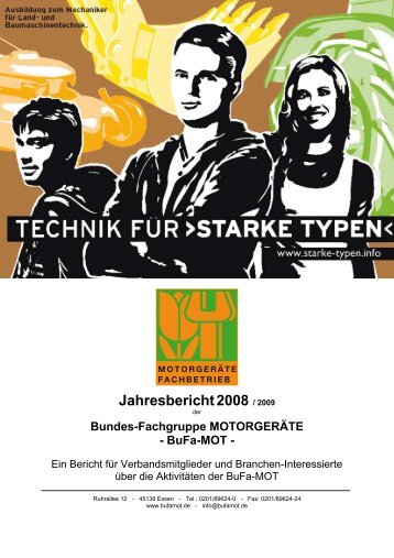 Jahresbericht der BuFa-MOT 2008/09 - Verbandsinterna