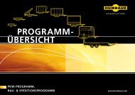 ÜBERSICHT PROGRAMM-