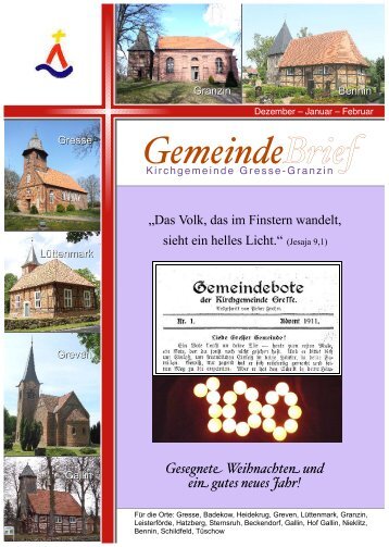 GemeindeBrief - Granzin.org