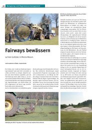 Fairways bewässern - Golfsportclub Rheine/Mesum
