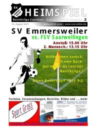 Download “HEIMSPIEL” Ausgabe 2 - Förderkreis Emmersweiler eV