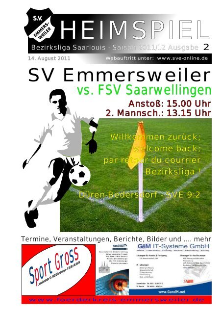 Download “HEIMSPIEL” Ausgabe 2 - Förderkreis Emmersweiler eV