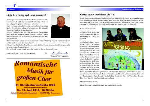 Ausgabe Juni 2010 - Dekanat Wolfsburg-Helmstedt