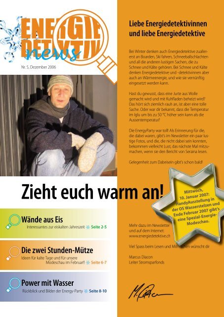 Zieht euch warm an! - Energiedetektive