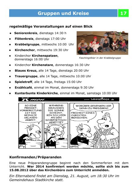 Gemeindebrief - Prot. Kirchengemeinde Annweiler