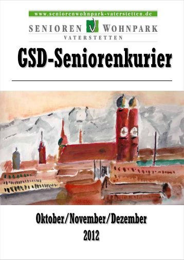 Den GSD Seniorenkurier 04/2012 vollständig anzeigen.