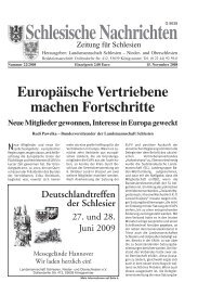 Schlesische Nachrichten - Oberschlesien eine Region in Europa ...