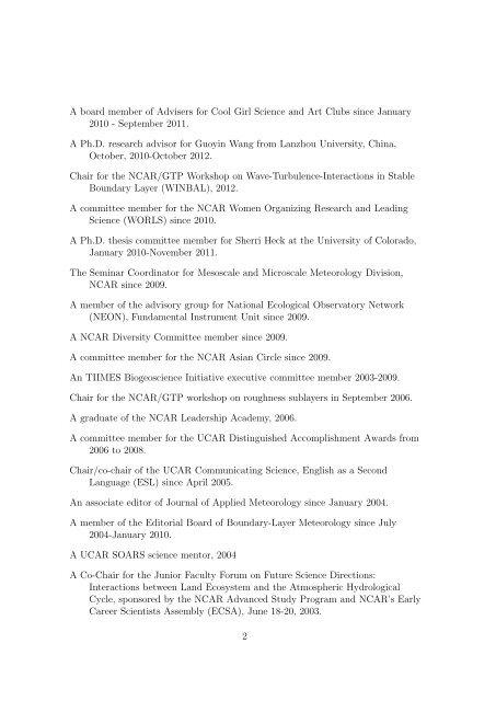 Curriculum Vitae â€” Jielun Sun - MMM - UCAR