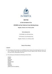 MEETING on the formation of an INTERPOL ad hoc Fisheries Crime ...