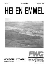 hei en emmel - Freie Wählergemeinschaft Konz eV