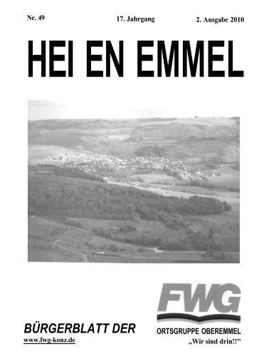 hei en emmel - Freie Wählergemeinschaft Konz eV