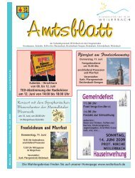 Fronleichnam und Pfarrfest - Verbandsgemeinde Weilerbach