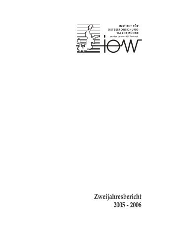 Zweijahresbericht 2005 - 2006 - IOW