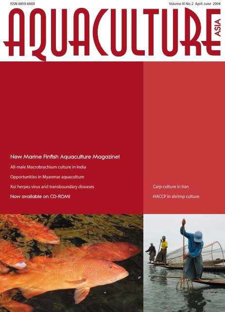 New Marine Finfish Aquaculture Magazine! - Library - NACA