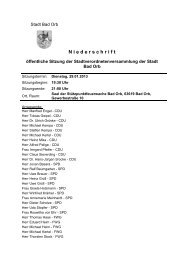 Stadtverordnetenversammlung 2013 - Bad Orb