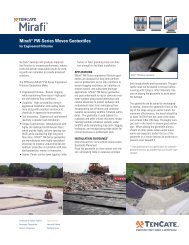 Mirafi® FW-Series Woven Geotextiles - TenCate