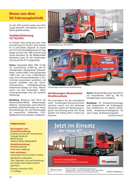 „112“ Gute-Nacht-Geschichten - Feuerwehr Augsburg