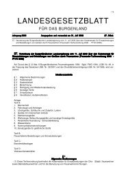 Feuerwehr-Tarifordnung 2011 - Landesfeuerwehrverband Burgenland