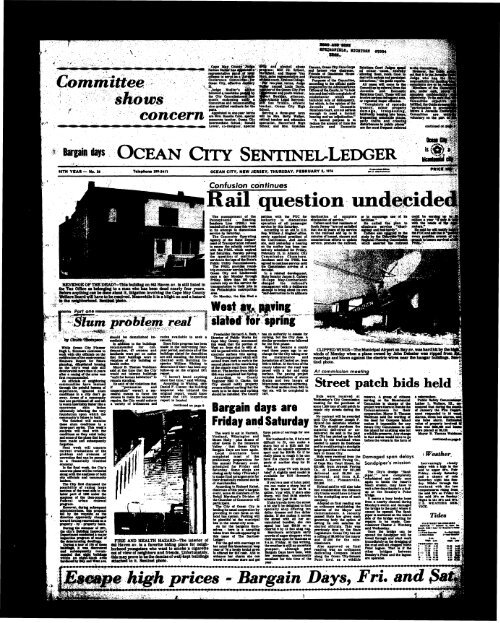 Bargain Days, Fri. and - On-Line Newspaper Archives of Ocean City