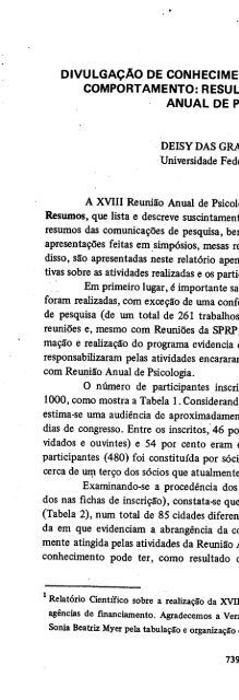 j *@ - Sociedade Brasileira de Psicologia