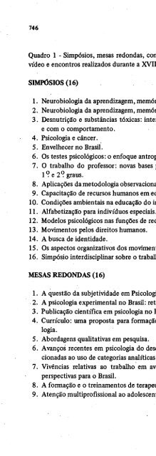 j *@ - Sociedade Brasileira de Psicologia