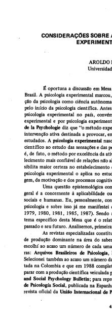 j *@ - Sociedade Brasileira de Psicologia