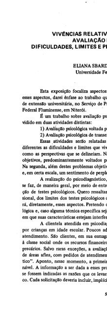 j *@ - Sociedade Brasileira de Psicologia