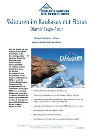 Skitouren im Kaukasus mit Elbrus - Fritschi Swiss Bindings
